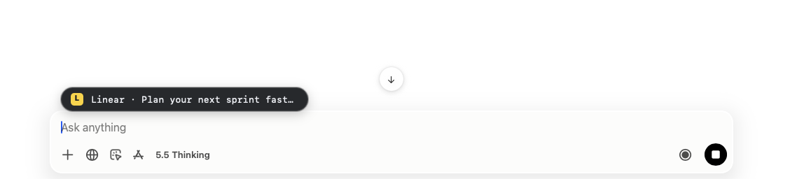 FreeAI sponsor line in the ChatGPT desktop app